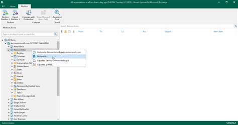 Step Launch Restore Wizard Veeam Backup Explorers Guide