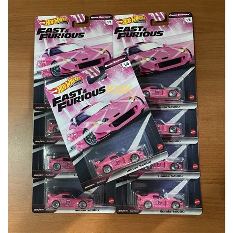 Hot Wheels Fnf Fast Furious Honda S Pink Quick Shifters Shopee