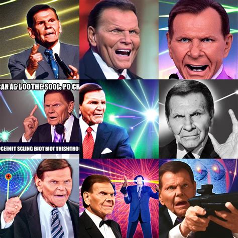 Kenneth Copeland Shooting Laser Eyes Stable Diffusion