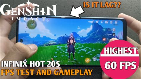 INFINIX HOT S MEDIATEK HELIO G GENSHIN IMPACT GAMEPLAY HIGHEST FPS YouTube