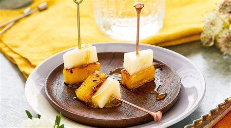 Caramelized Pineapple Picks — North Country Cheese