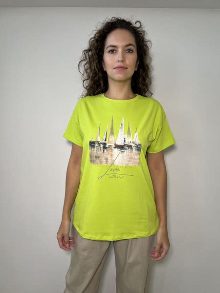 Футболка ARBESH, размер 44, цвет зеленый - купить по выгодной цене в ...