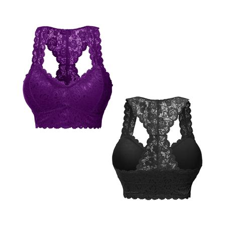 Bralettes For Women White Plus Size Vest Crop V Neck Lingerie Size S XL Walmart