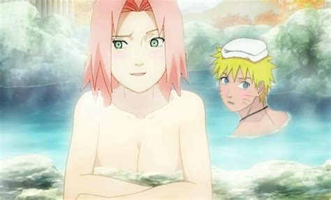 Naruto And Sakura In Hot Springs By HarunoSakura On DeviantArt Cute Anime Character Naruto