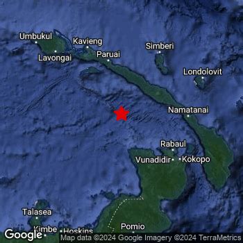 On Saturday Night A Shallow M5 2 AFTERSHOCK Struck In The Bismarck Sea