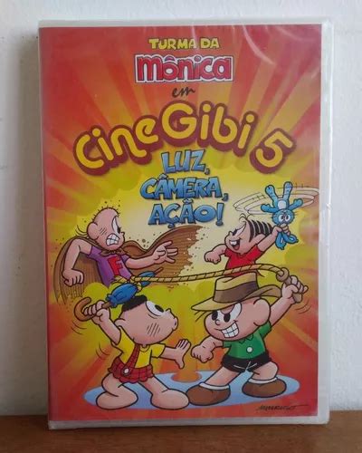 Dvd Turma Da Mônica Cine Gibi 5 Luz Câmera Ação lacrado