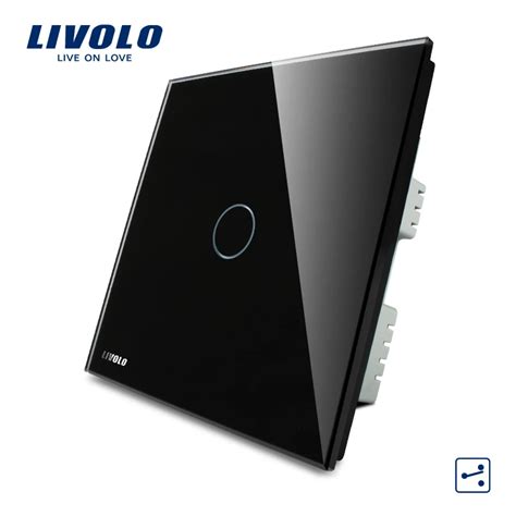 LIVOLO, 1gang 2way Touch Light UK Switch AC 220 250V VL C301S 62 with ...