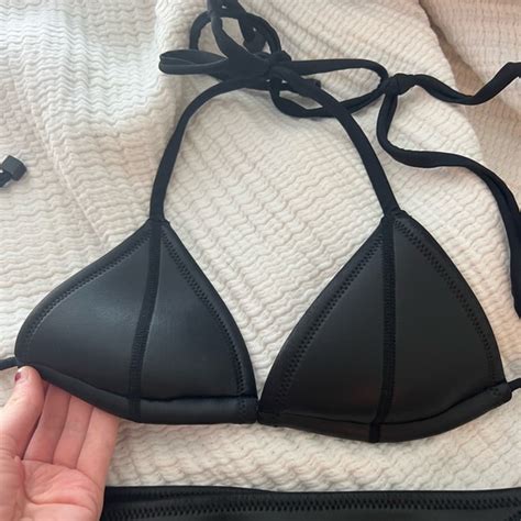 Triangl Swimwear Swim Authentic Triangl Leather Bikini Top Style No Longer Sold And Super