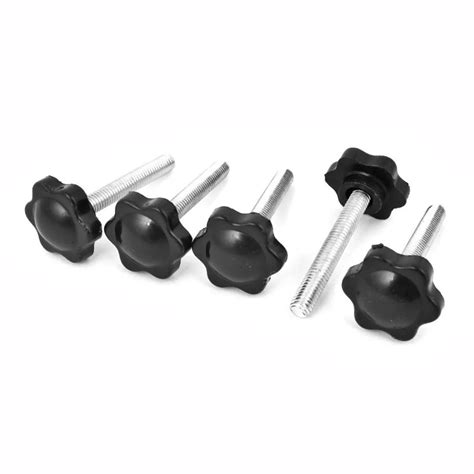 M X Mm Male Thread Mm Star Head Dia Screw On Type Clamping Knob