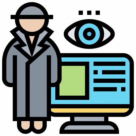 Crime Cyber Hacker Security Spyware Icon Download On Iconfinder