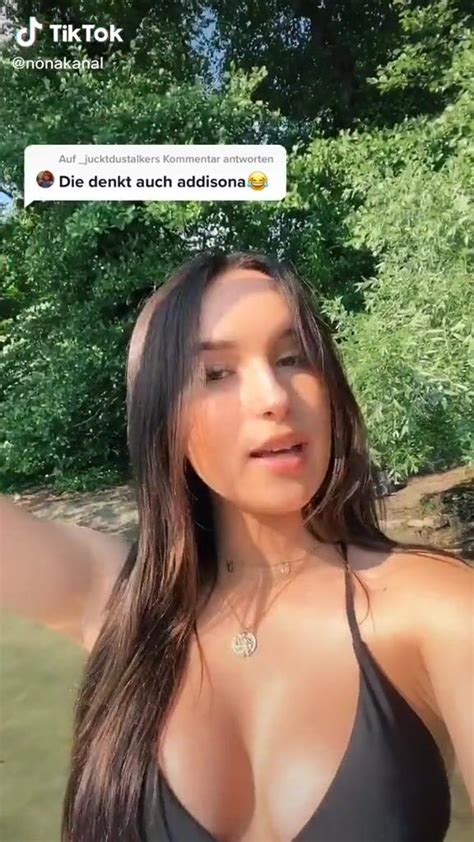 Alluring Nona Kanal In Erotic Black Bikini Top At The Beach Sexyfilter