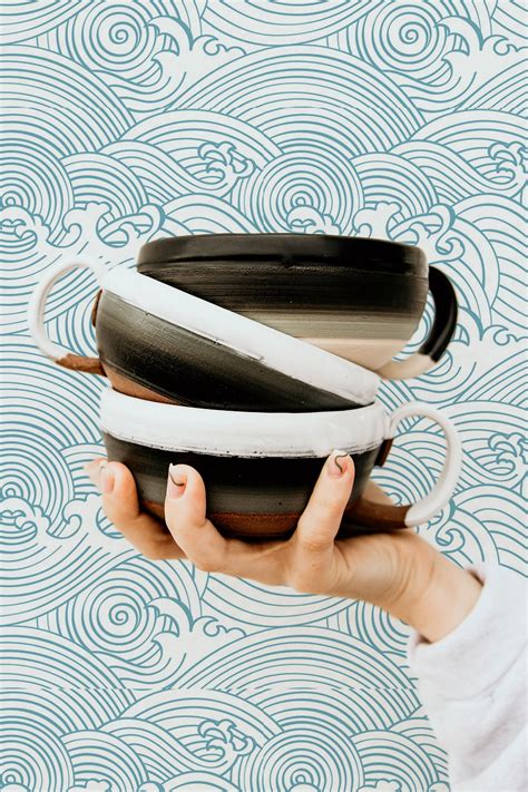 Ocean Waves Peel and Stick Wallpaper: Removable Wall Decor - Etsy UK