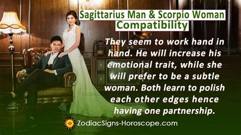 Sagittarius Man And Scorpio Woman Compatibility In Love And Intimacy Zodiacsigns