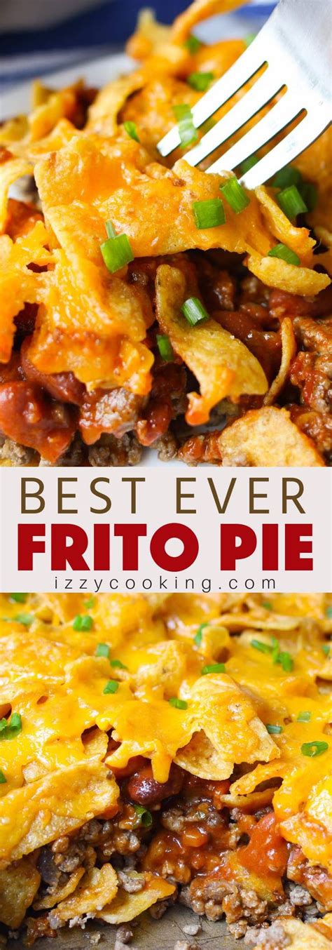 the best ever frito pie recipe with cheese and ground beef is ready to ...