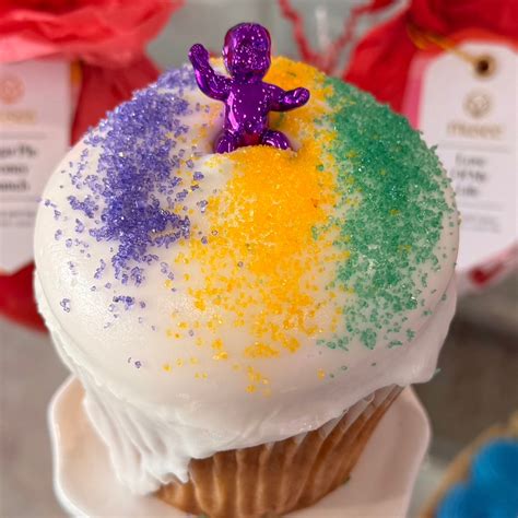 King Cake Cupcakes | Smallcakes Madison