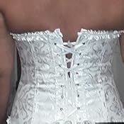 Kelvry Plus Size Sexy Bridal Lingerie Bustier Boned Corset G String Amazon Co Uk Clothing