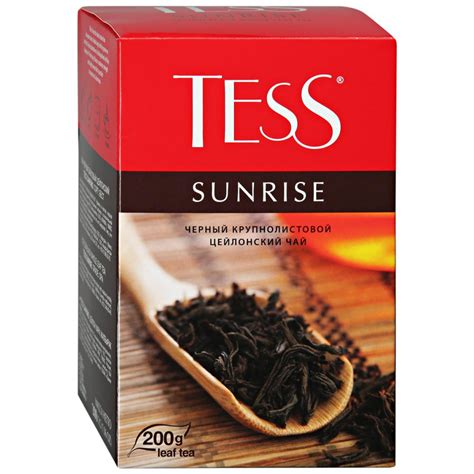 Чай черный Tess Sunrise 200г купить по цене 8.75 руб. в Минске