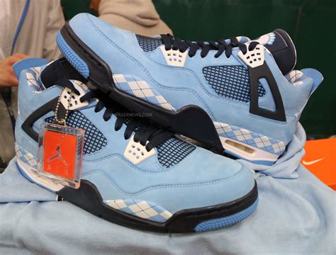 Air Jordan 4 Unc Tar Heels 2019 Pe Sneaker Bar Detroit