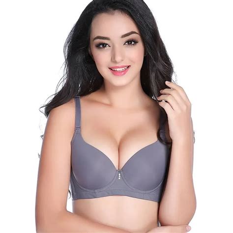 Women Thin Plus Size Adjustable Push Up Ice Silk Cup Bras