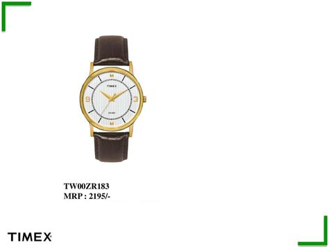 Round Timex Wrist Watch For Man For Daily Model Name Number