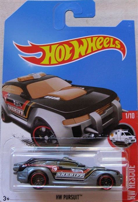 Amazon Hot Wheels HW Rescue HW Pursuit Police Car Treasure
