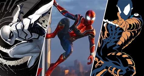Superior Spider Suits 16 Of Spider Mans Most Powerful Suits Ranked