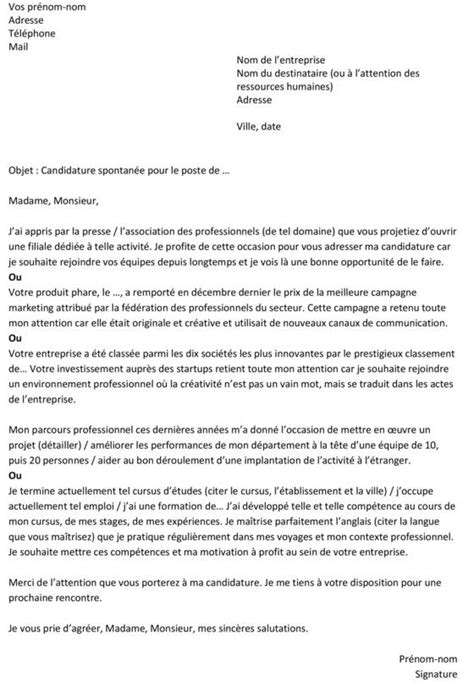 La lettre de motivation parfaite pour une candidature spontanée