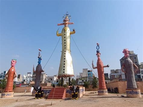 Corporation S Dussehra Festival Today Ravana Will Be 62 Feet Tall