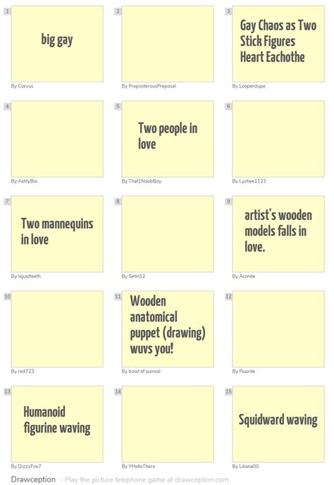 Big Gay Drawception