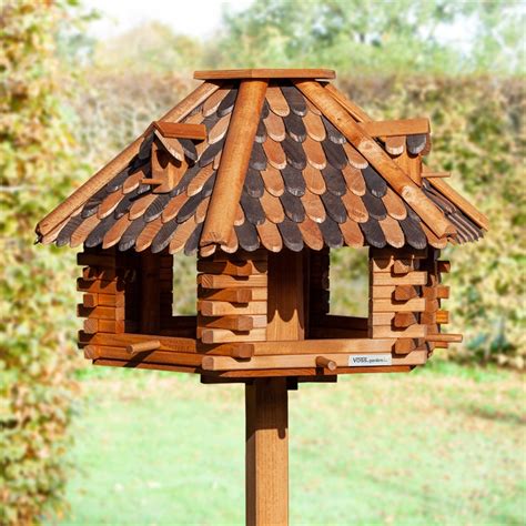 Riesengroßes VOSS garden Vogelhaus Herbstlaub