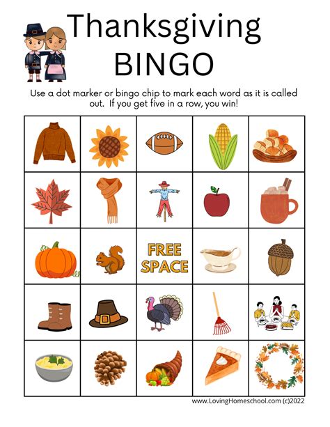 Printable Thanksgiving Bingo Game Free Thanksgiving Bingo Cards Fall