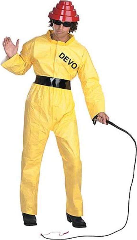 Devo Radiation Suit Adult Costume, Opened