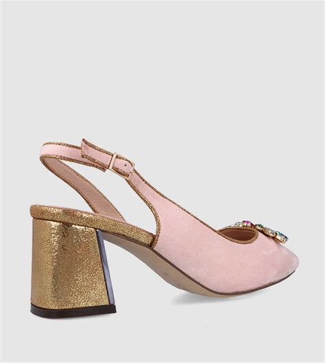 Buy Menbur Damia Embellished Pointed Toe Ballerinas In Nude Thstreet Kuwait