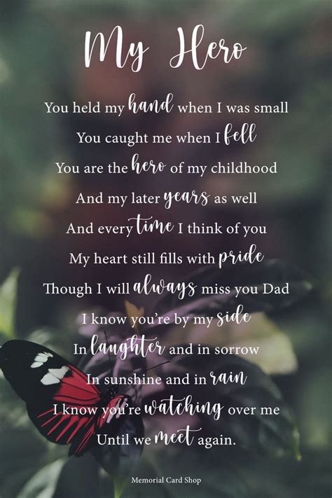 Funeral Poems For Dad Mom Memorial Poems Memorial Sympathy Poems