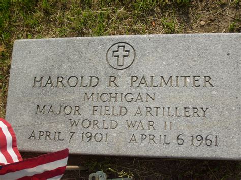 Harold Roosevelt Palmiter 1901 1961 Find A Grave Memorial