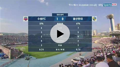 수원fcvs울산 전반분석 국내축구 에펨코리아