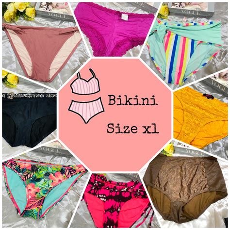 bikini บราลาง size Xl Shopee Thailand