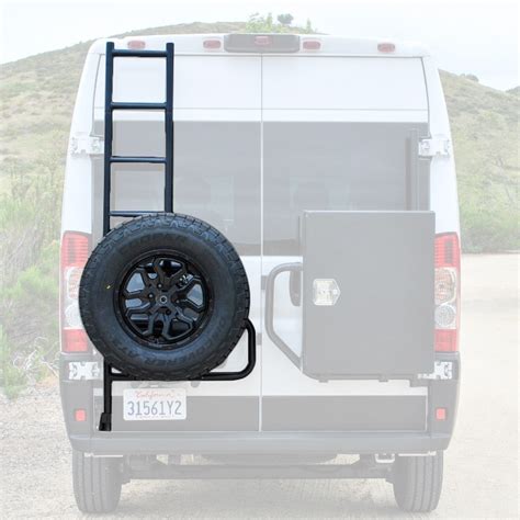 Ram Promaster Rear Door Ladder 2014 2024 Aluminess