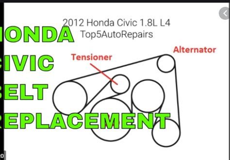 2013 Honda Civic 1 8 Serpentine Belt Diagram 2012 Honda Civi