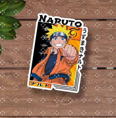 Naruto Sticker Naruto Uzumaki Sticker Boruto Anime Etsy