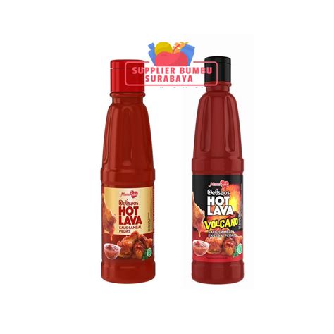 Jual Mamasuka Delisaos Hot Lava Volcano Sauce Halal Ml Shopee Indonesia