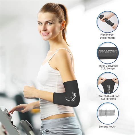 Freeze Sleeve Ice Pack For Elbow Knee Reusable Flexible Gel Wrap For Hot Cold Therapy