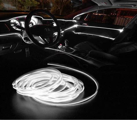 Striscia Led Interni Auto M Luce Decorativa Atmosfera Tagliabile