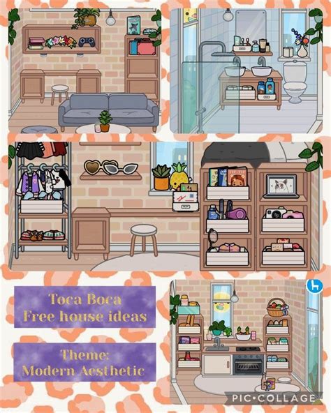 Toca Boca Free Aesthetic house ideas🌼