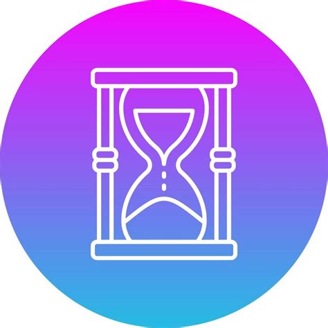 Icono Del Reloj De Arena Vector Premium