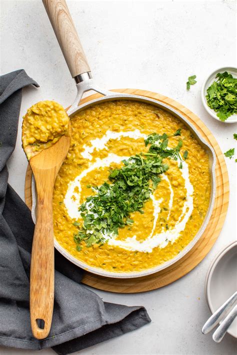 Creamy Coconut And Red Lentil Curry From My Bowl