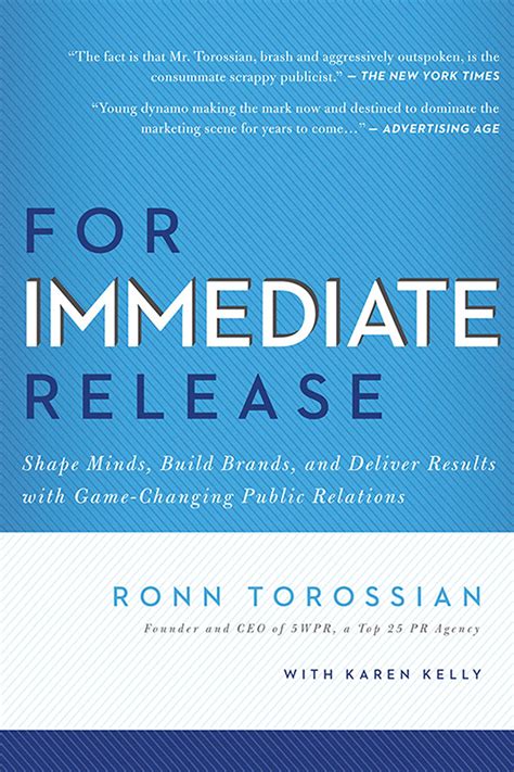 For Immediate Release Shape Minds Build Brands And Deliver Results