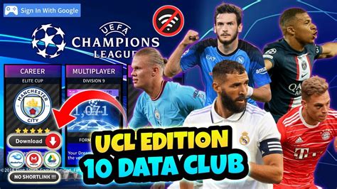 Dream League Soccer Mod UEFA Champions League New Update Kits Transfer