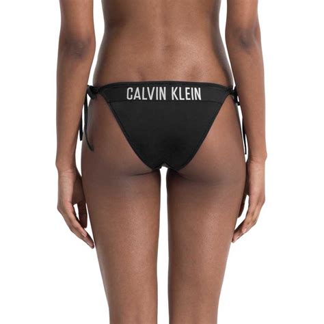Calvin Klein Intense Power Cheecky String Side Tie Bikini Black Dressinn