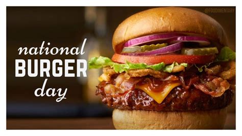 August 27th is National Burger Day! / #NationalBurgerDay | Foodimentary - National Food Holidays ...